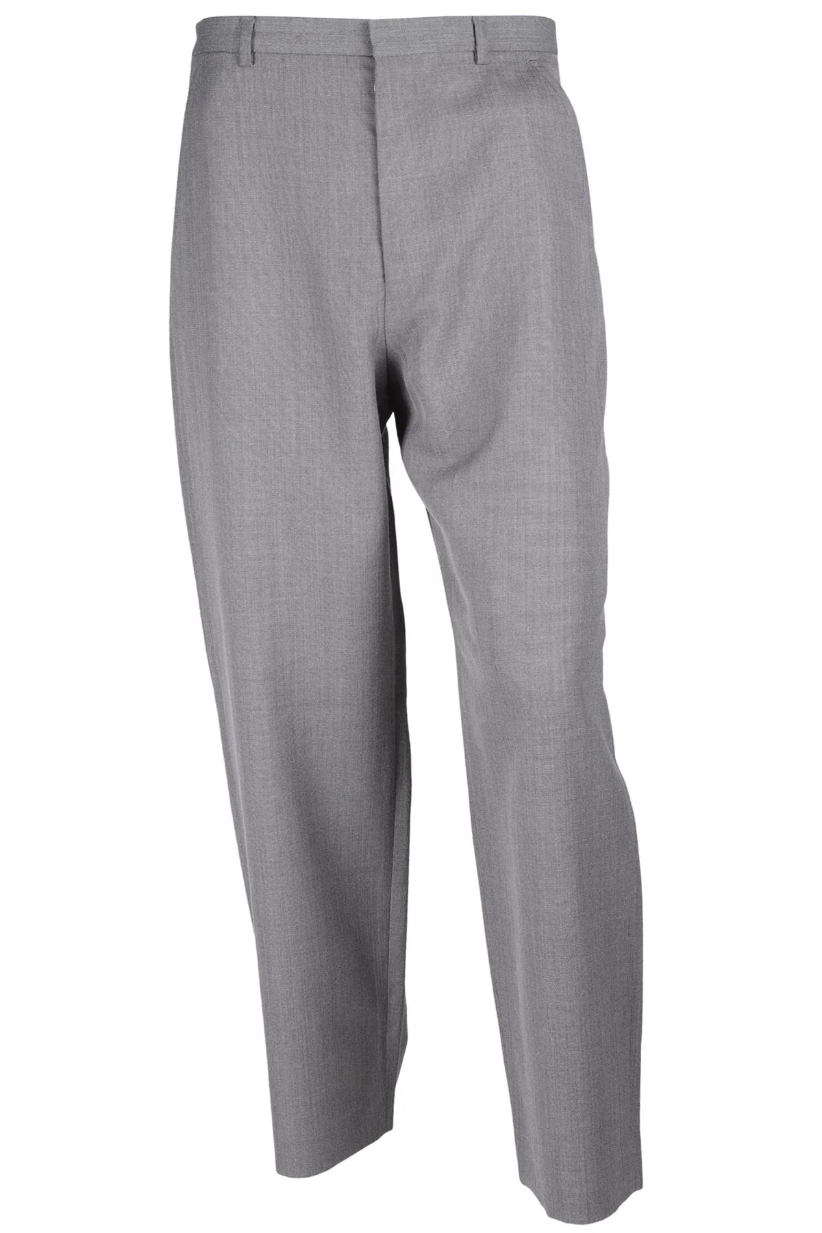 ACNE STUDIOS GREY MEN'S WOOL STRAIGHT LEG PANTS IT 46 UK/US W30