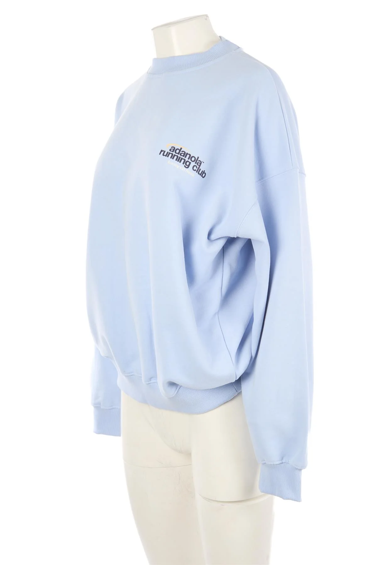 ADANOLA BLUE COTTON SWEATSHIRT SMALL - Image 3
