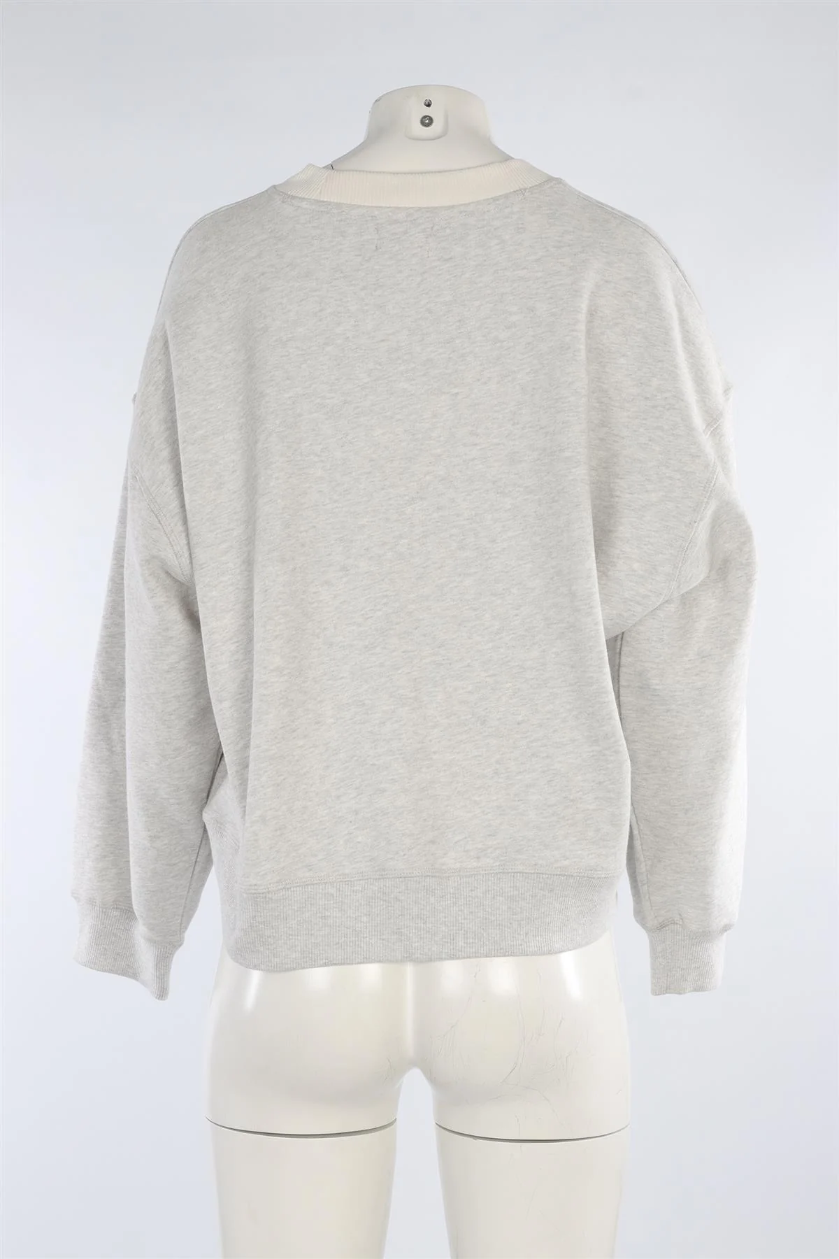 ADANOLA GREY COTTON SWEATSHIRT MEDIUM - Image 4