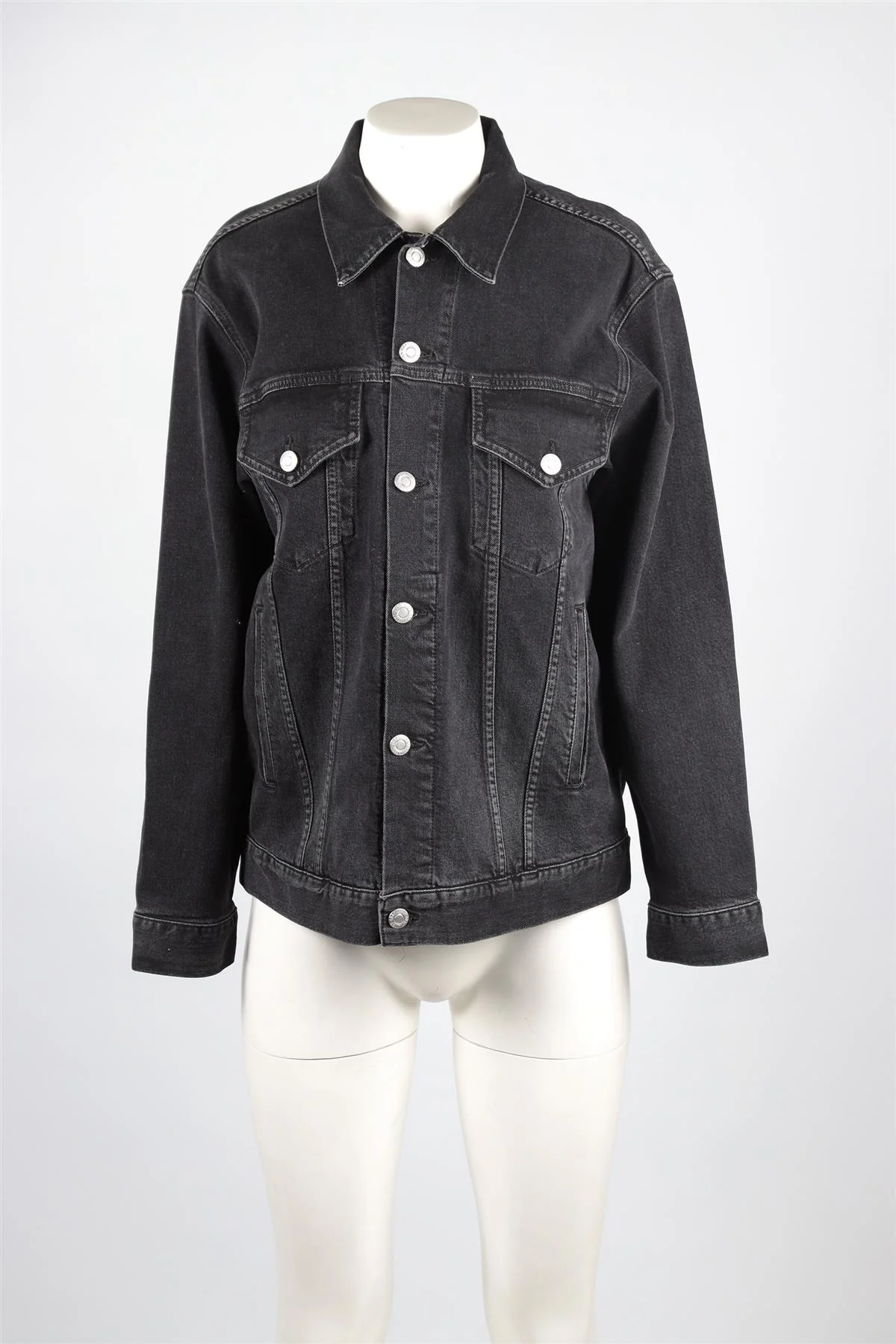 ADAPTATION BLACK DENIM JACKET SMALL - Image 2