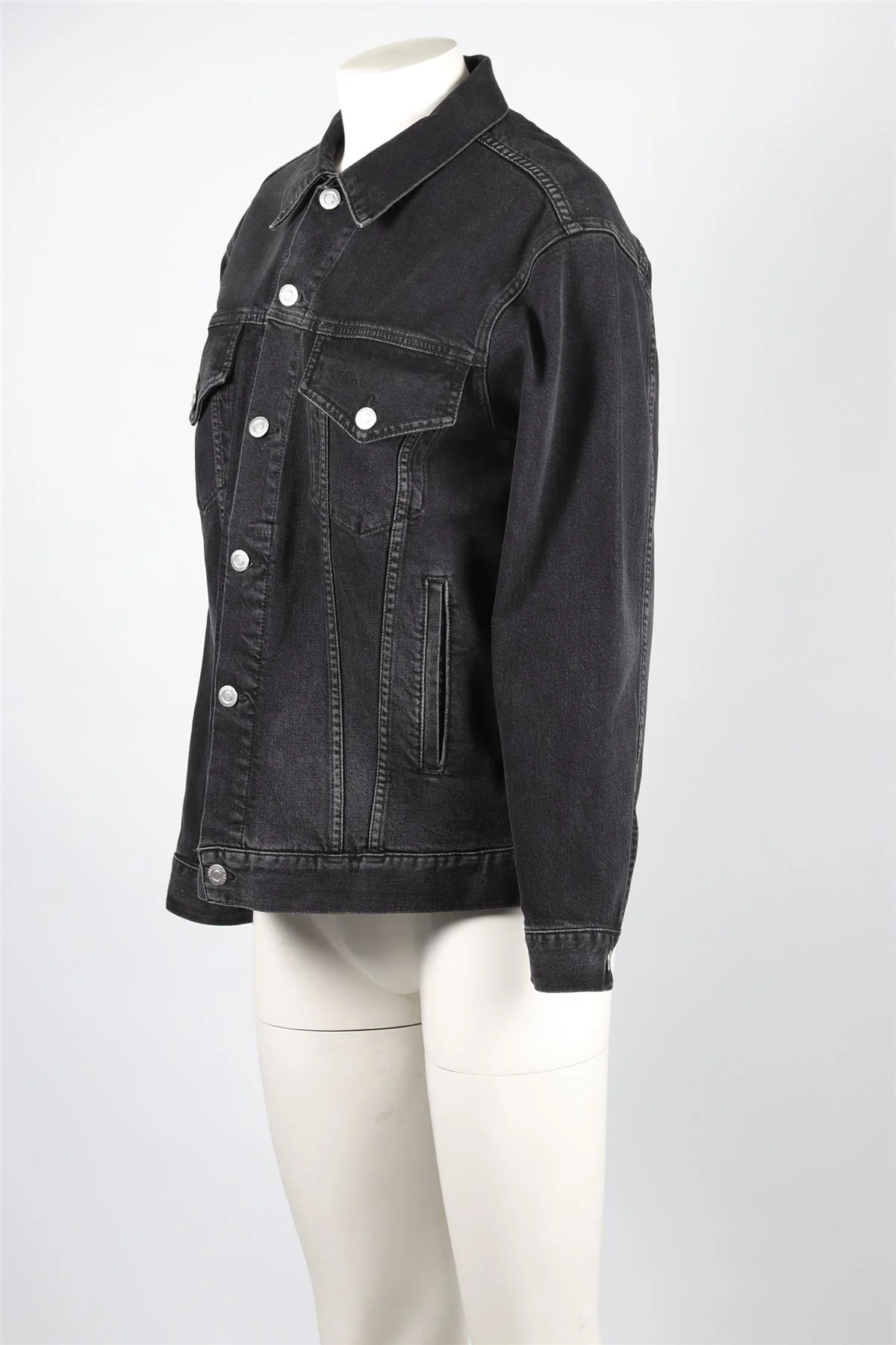 ADAPTATION BLACK DENIM JACKET SMALL - Image 3