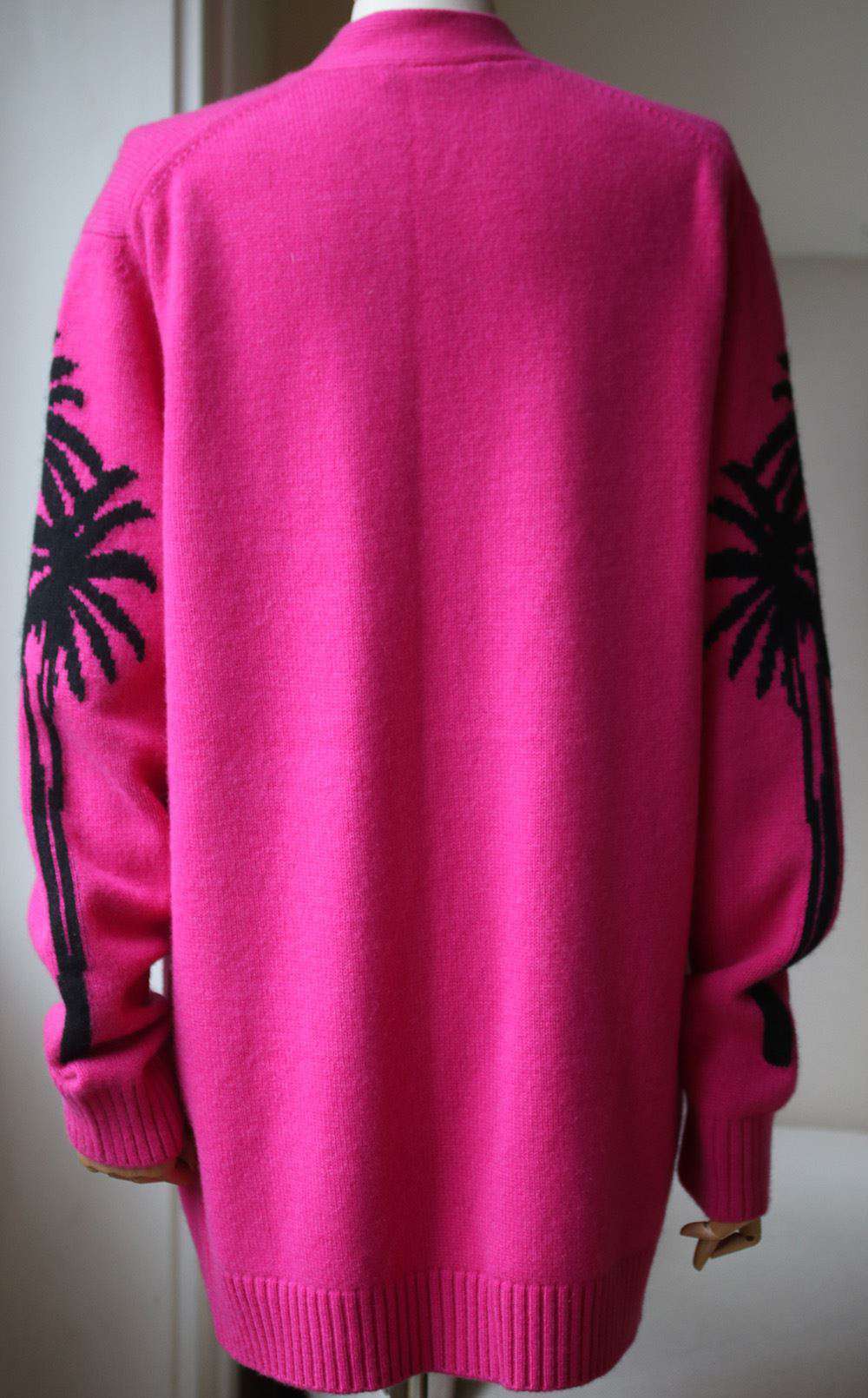ADAPTATION PALM TREE CASHMERE CARDIGAN XSMALL - Image 5
