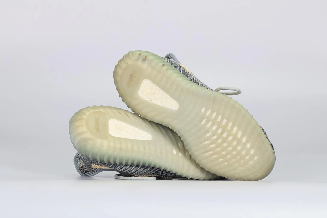 ADIDAS YEEZY BOOST 350 V2 ASH BLUE PRIMEKNIT SNEAKERS EU 41.5 UK 7.5 US 8 - Image 5