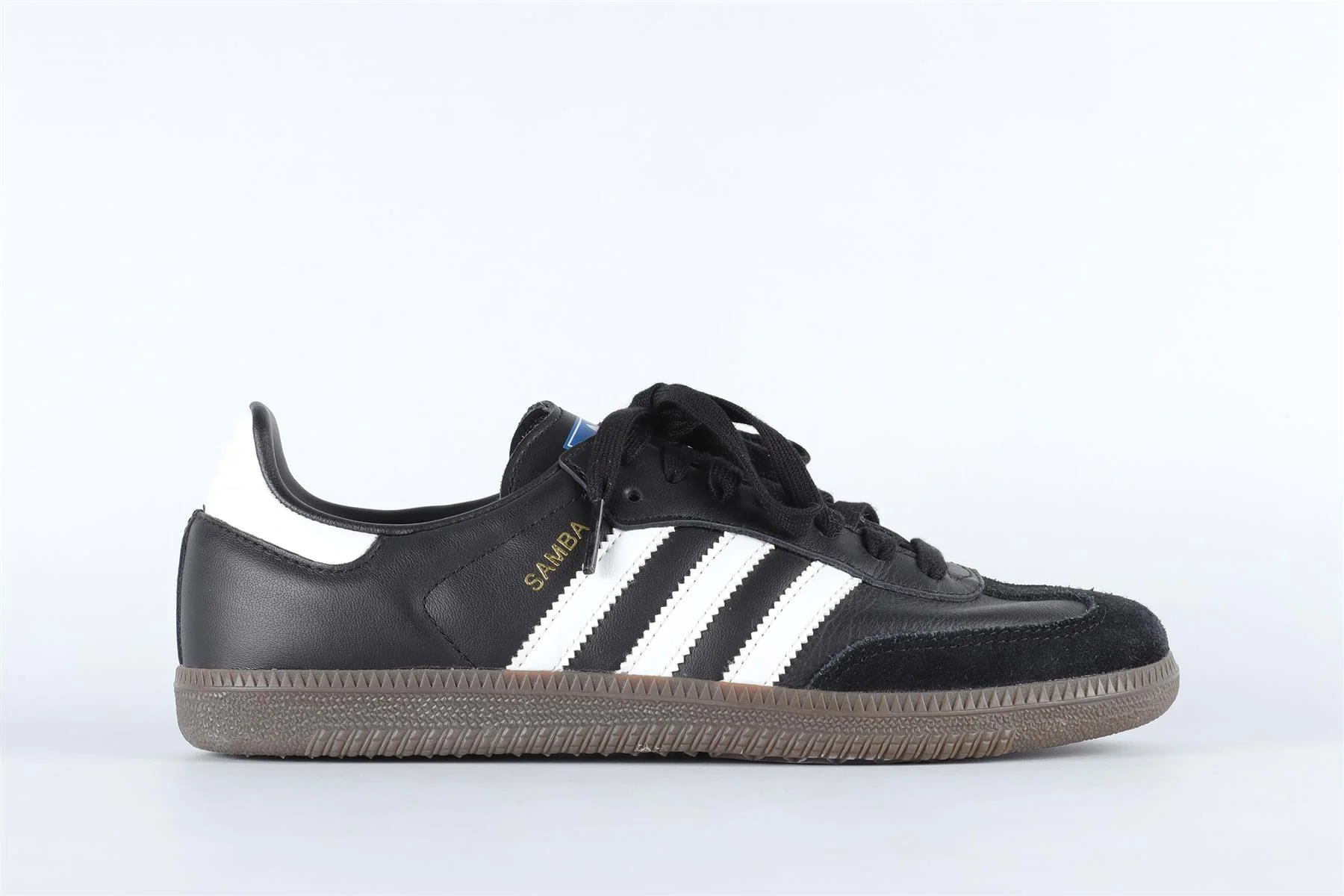 ADIDAS BLACK SAMBA CORE BLACK CLOUD WHITE SNEAKERS EU 39 1/3 UK 6 US 6.5 - Image 2