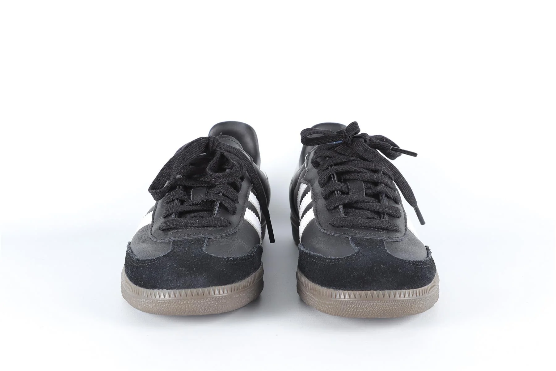 ADIDAS BLACK SAMBA CORE BLACK CLOUD WHITE SNEAKERS EU 39 1/3 UK 6 US 6.5 - Image 3