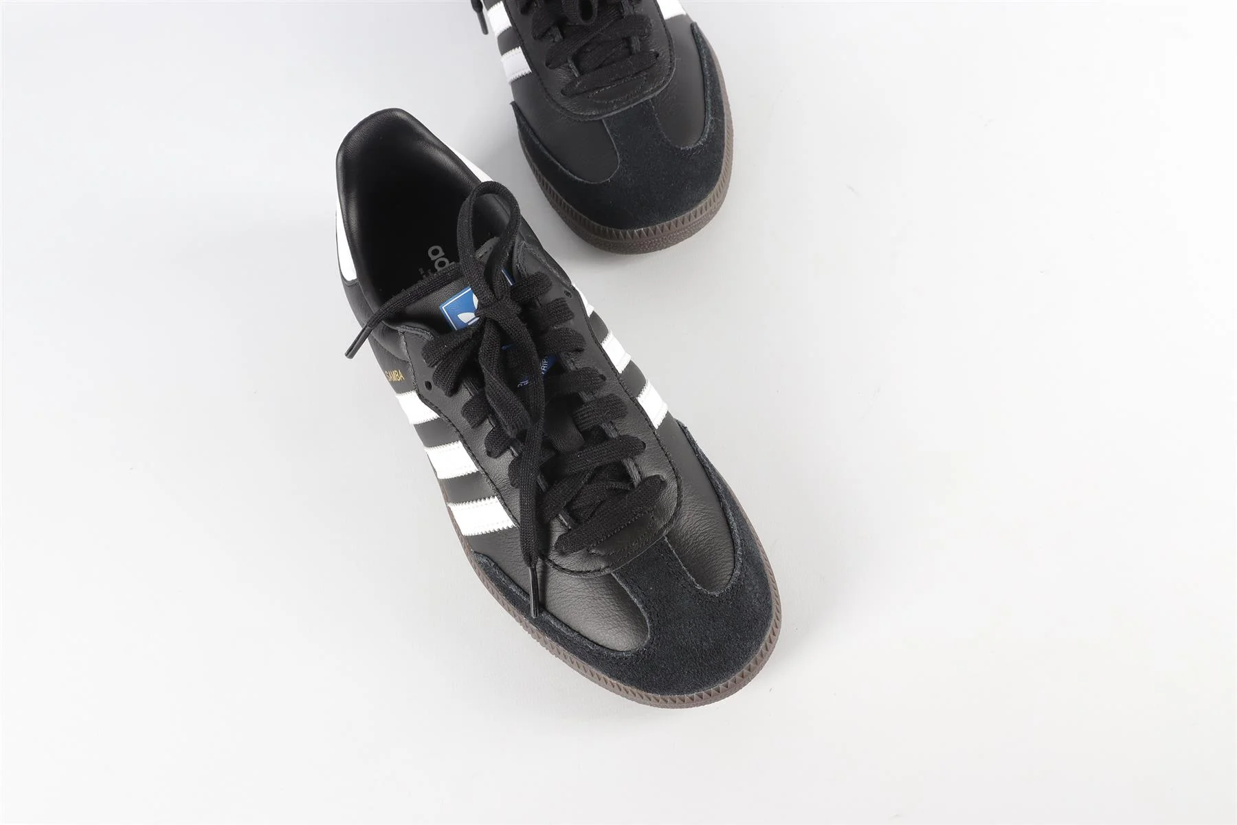 ADIDAS BLACK SAMBA CORE BLACK SNEAKERS EU 38.5 UK 5.5 US 6 - Image 4