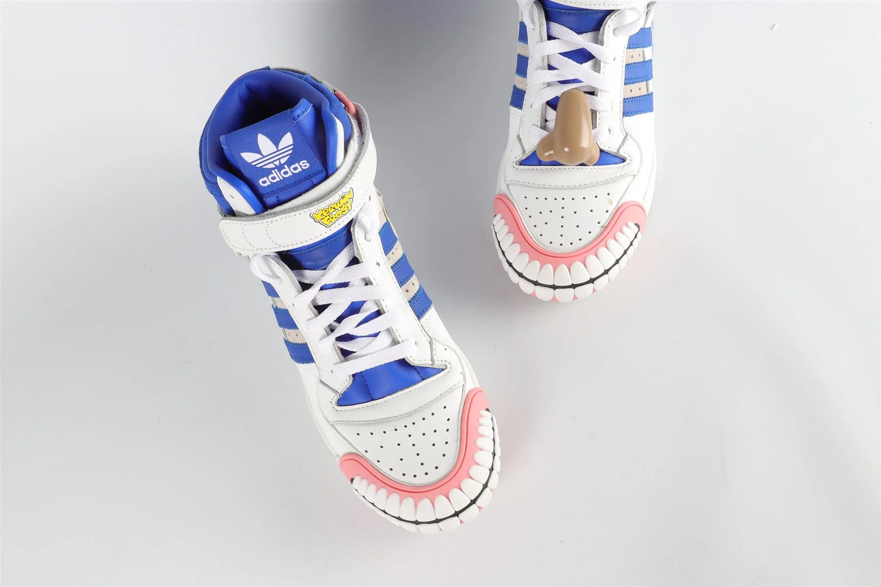 ADIDAS BLUE FORUM HIGH X KERWIN FROST SNEAKERS EU 39 ⅓, UK 6, US 6.5 - Image 4