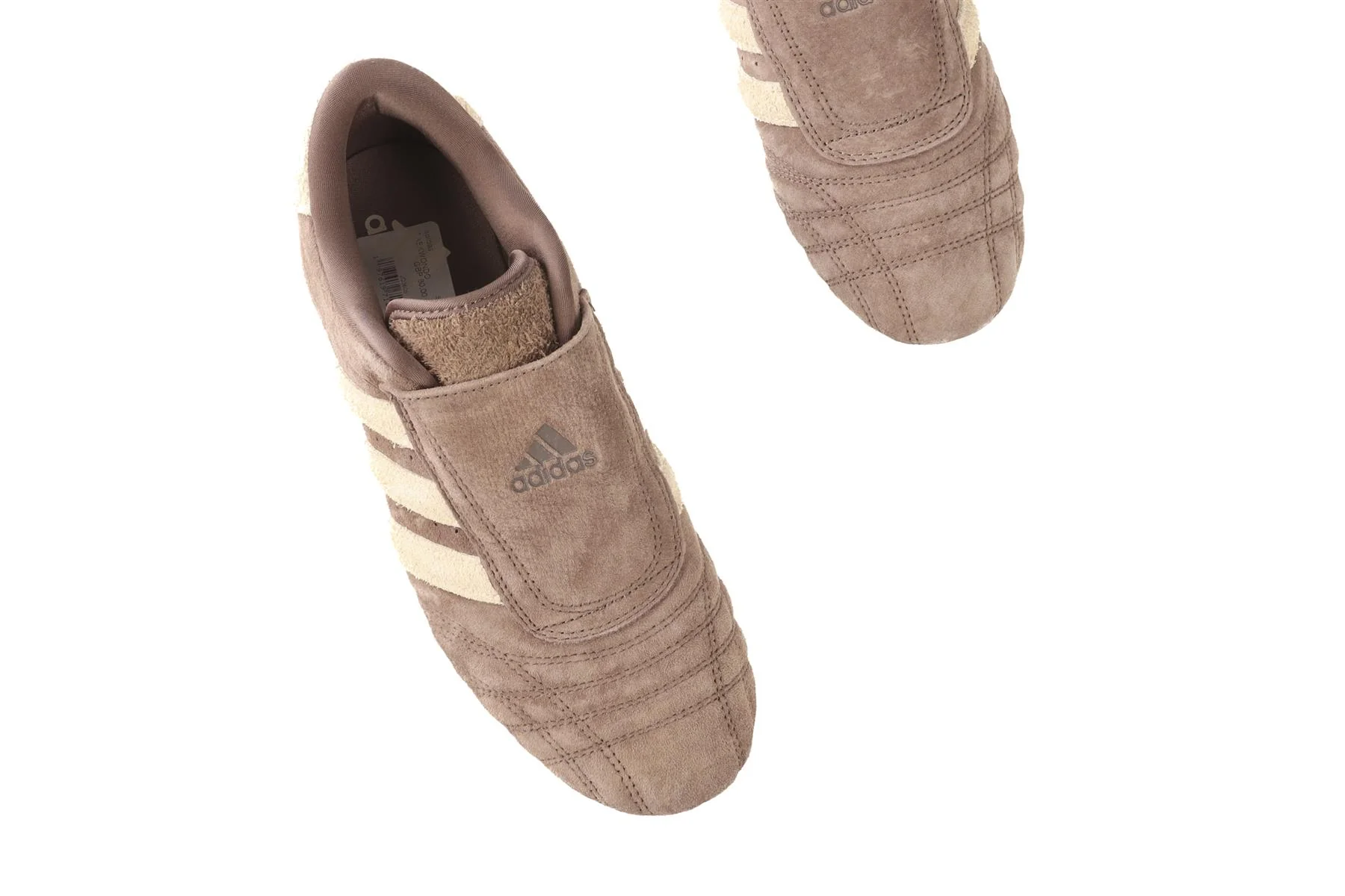 ADIDAS BROWN TAEKWONDO EARTH STRATA WHITE GUM SNEAKERS EU 39 1/3 UK 6 US 7.5 - Image 2