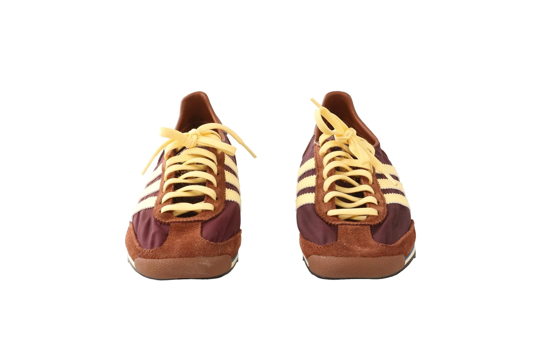 ADIDAS BURGUNDY SL 72 MAROON ALMOST YELLOW SNEAKERS EU 39 UK 6 US 9 - Image 3
