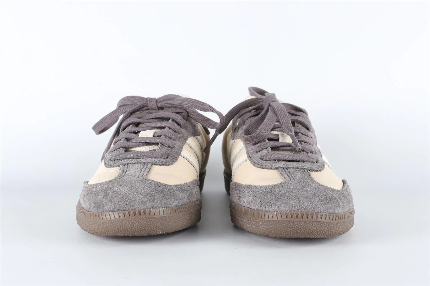 ADIDAS CREAM SAMBA CRYSTAL SAND CHARCOAL SNEAKERS EU 38 2/3 UK 5.5 US 7 - Image 3