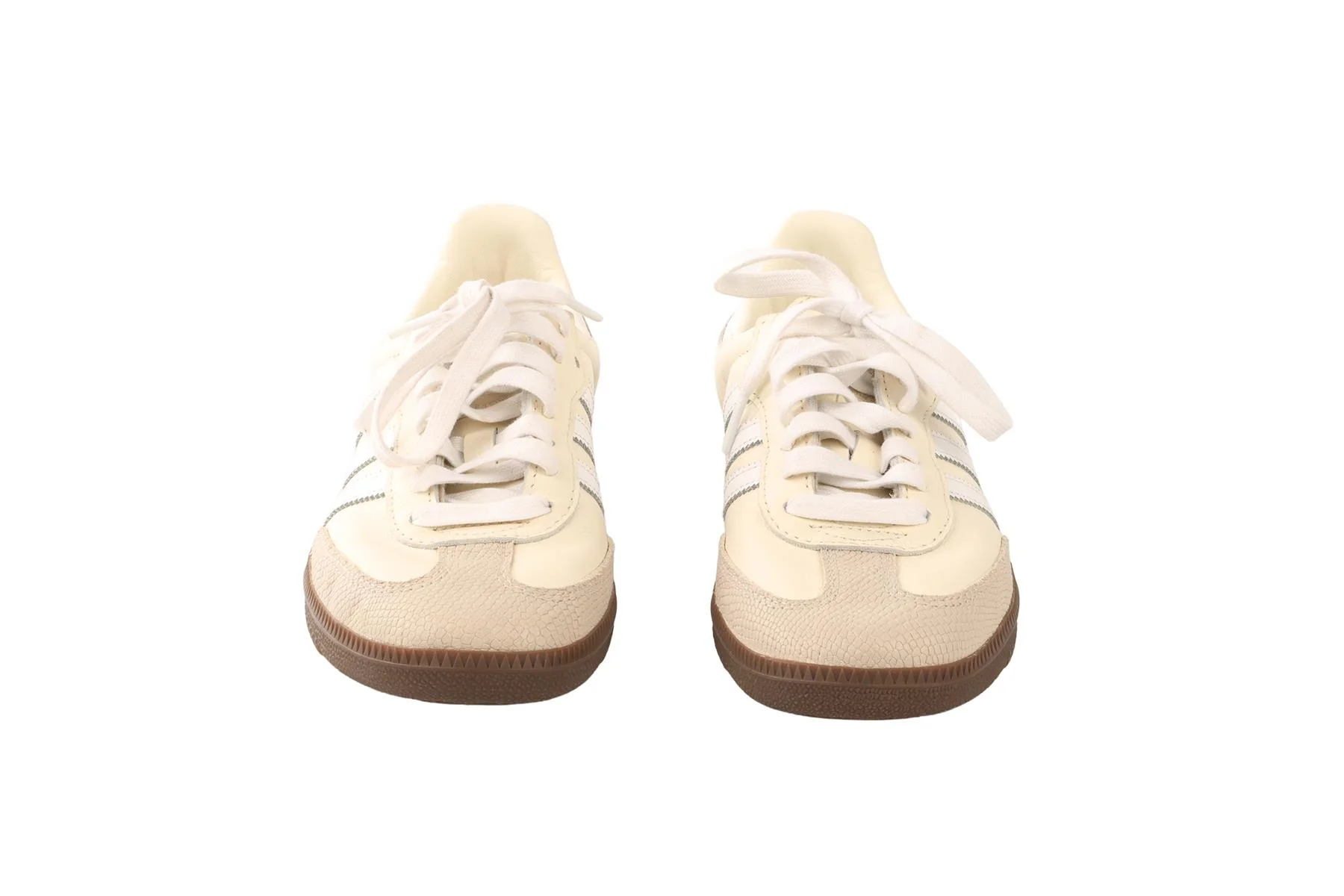 ADIDAS ECRU SAMBA CREAM SNEAKERS EU 39.5 UK 6 US 7.5 - Image 3