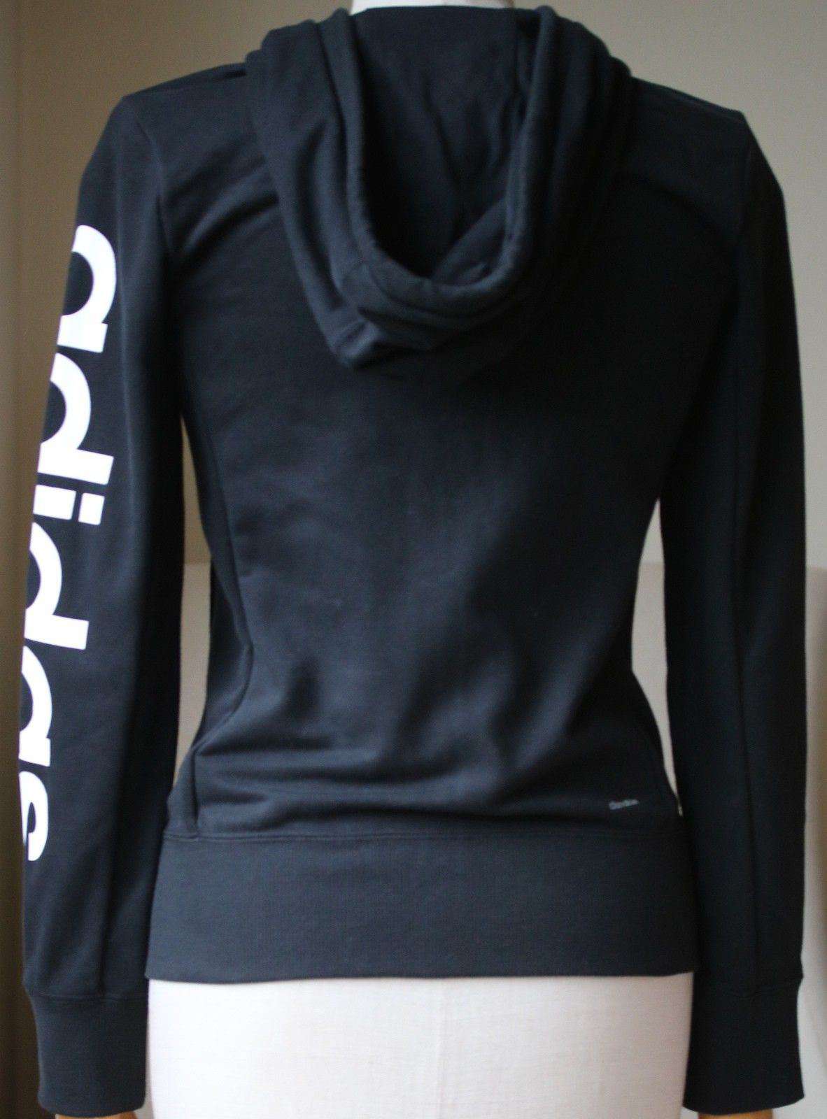 ADIDAS ESSENTIALS LINEAR FULL ZIP HOODIE XSMALL - Image 6