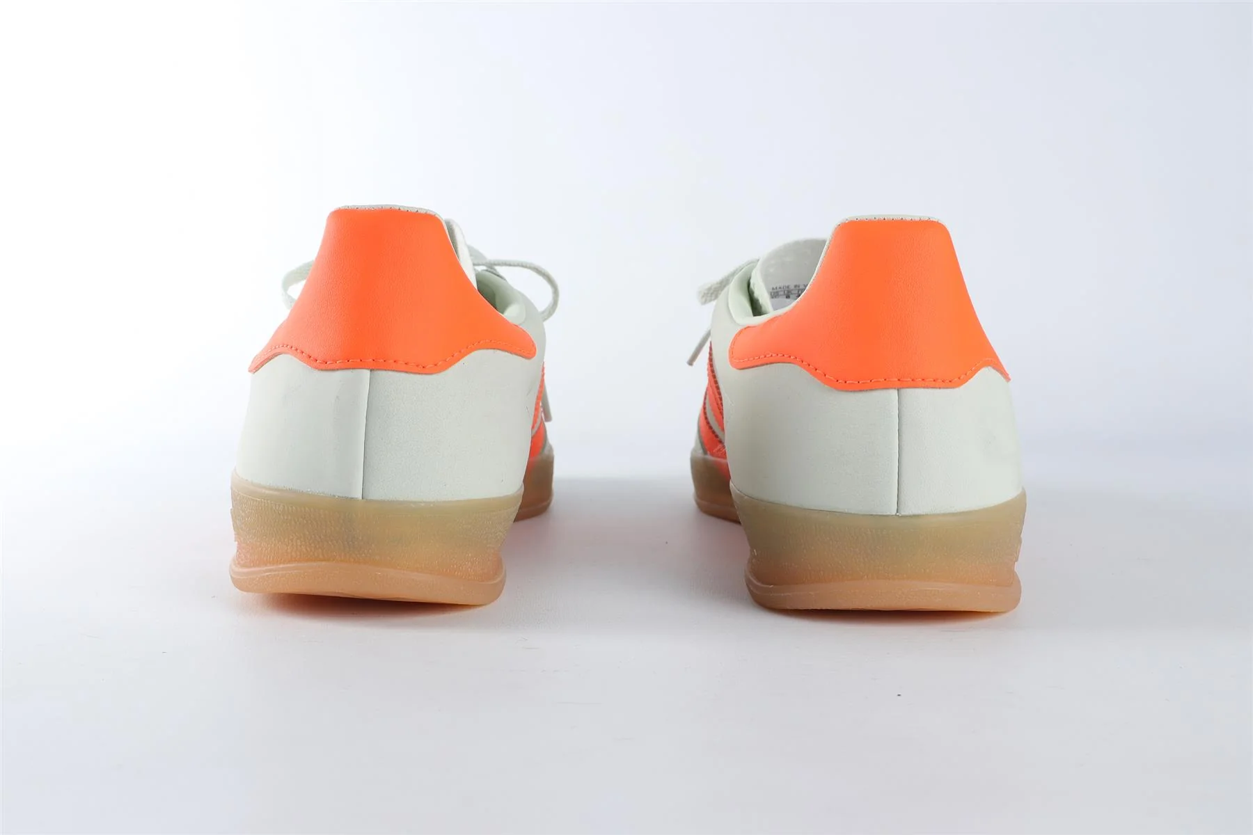 ADIDAS GREEN MEN'S GAZELLE LINEN GREEN SOLAR ORANGE SNEAKERS EU 42 UK 8 US 9.5 - Image 5