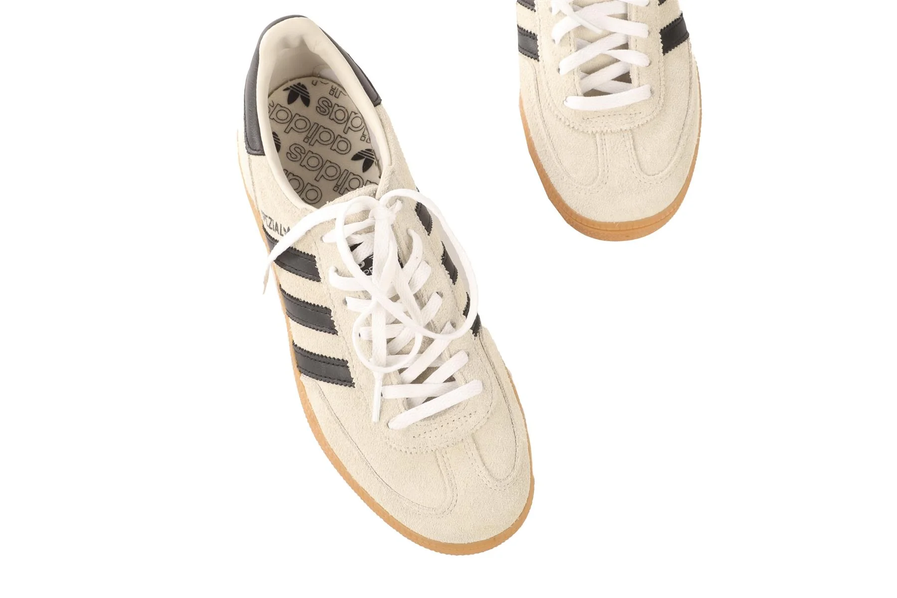 ADIDAS GREY HANDBALL SPEZIAL CREAM BLACK SNEAKERS EU 39 1/3 UK 6 US 7.5 - Image 4