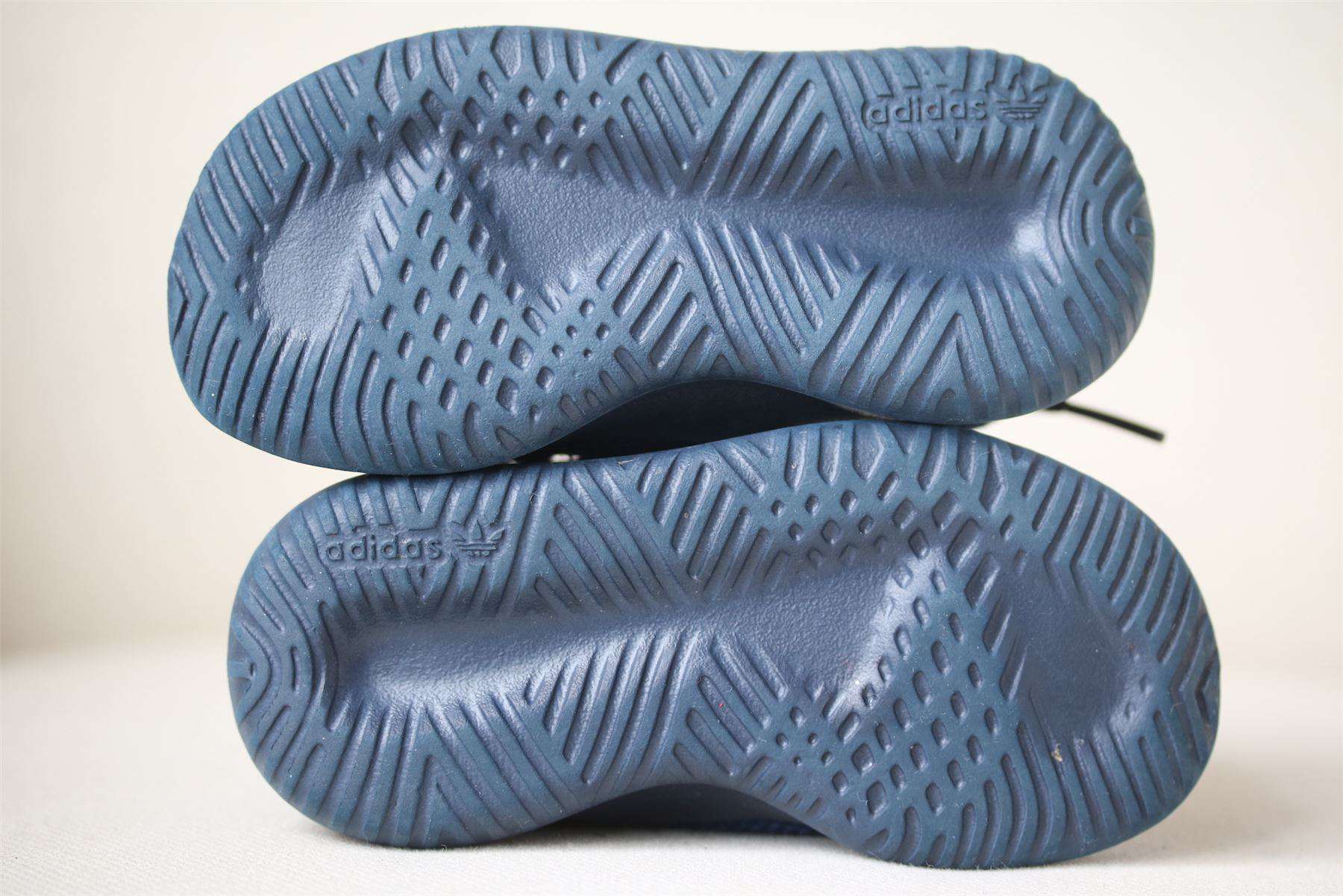 ADIDAS KIDS TUBULAR SHADOW NAVY BLUE TRAINERS EU 23 UK 6 - Image 4