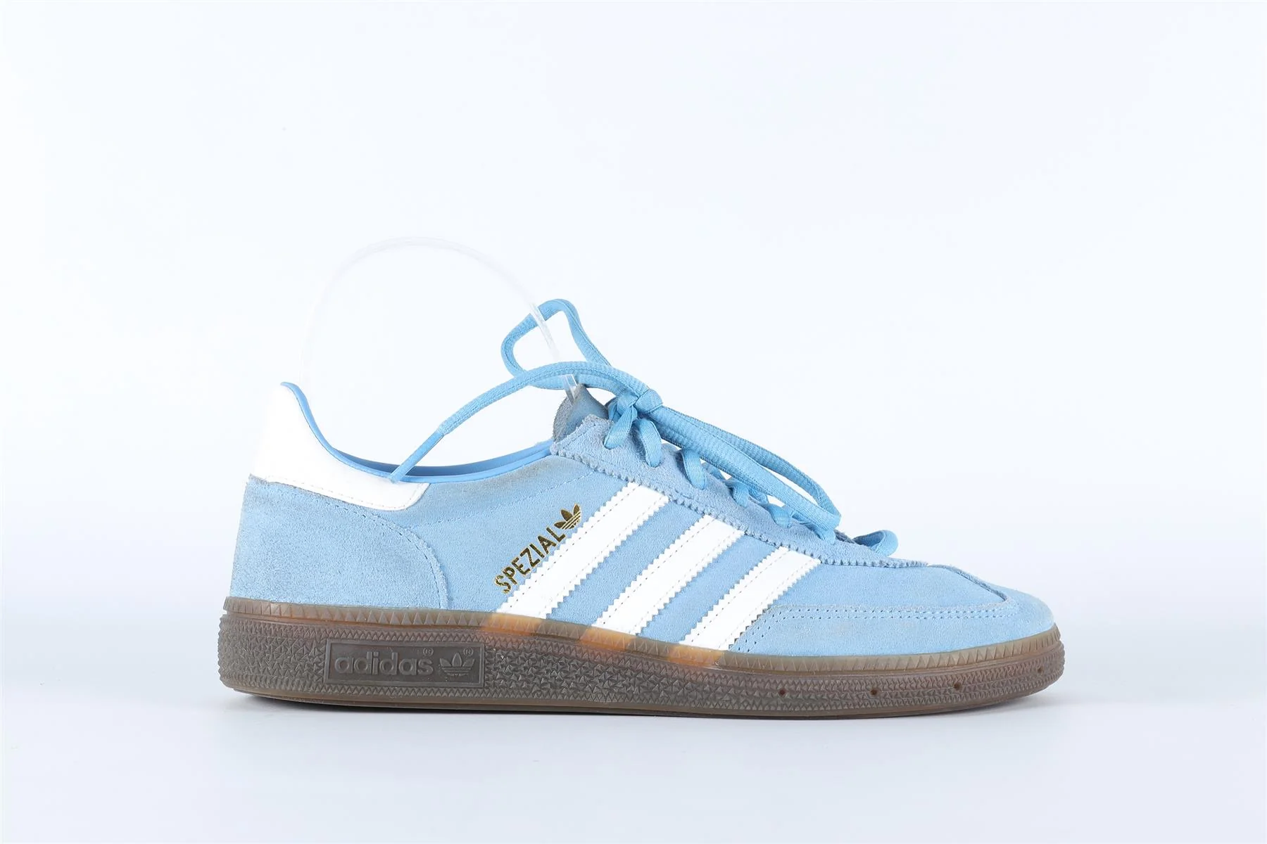 ADIDAS ORIGINALS BLUE HANDBALL SPEZIAL SUEDE SNEAKERS EU 39 UK 6 US 9 - Image 2