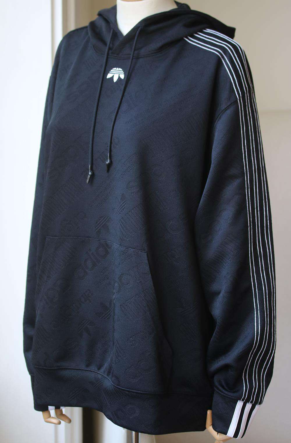 ADIDAS ORIGINALS BY ALEXANDER WANG JACQUARD HOODIE MEDIUM - Image 3