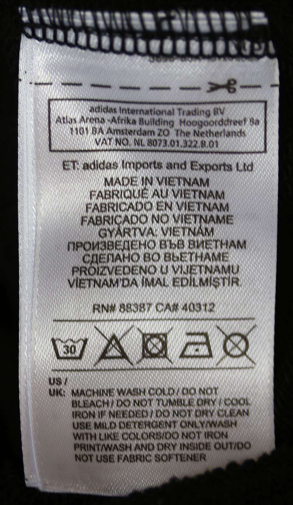 ADIDAS ORIGINALS CROPPED HOODIE WITH TREFOIL LOGO UK 8 - Image 7
