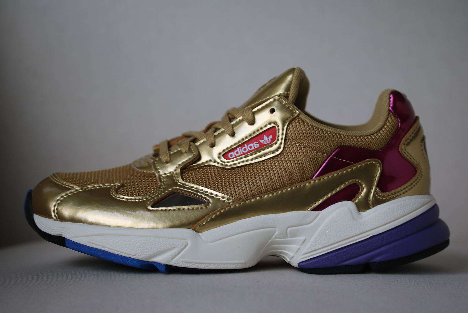 ADIDAS ORIGINALS FALCON RETRO SNEAKERS EU 38.5 UK 5.5 US 7 - Image 2