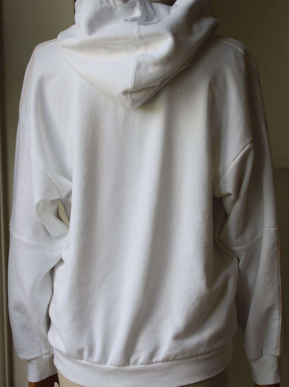 ADIDAS ORIGINALS FLOCK COTTON HOODIE UK 10 - Image 5