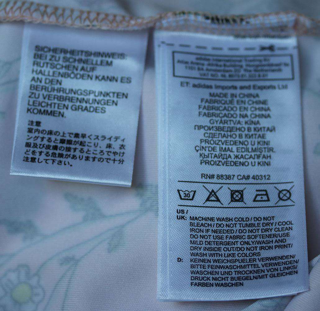 ADIDAS ORIGINALS FLORAL PRINT T-SHIRT DRESS UK 6 - Image 7