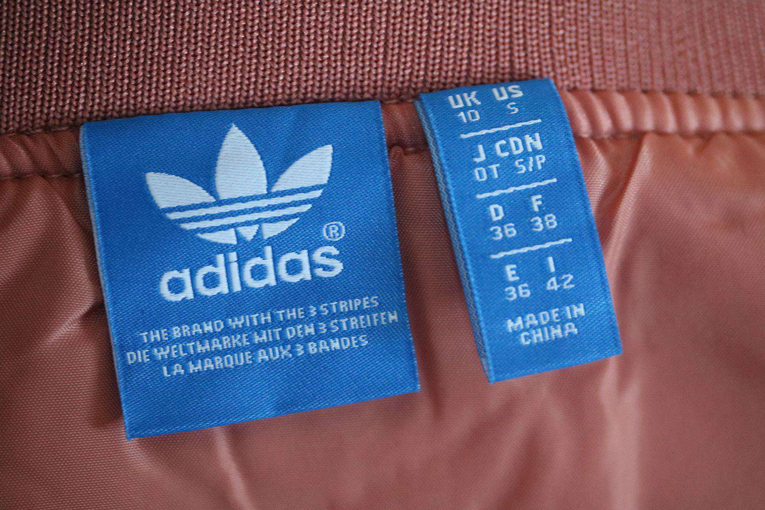 ADIDAS ORIGINALS LOGO BACK BOMBER JACKET UK 10 - Image 6