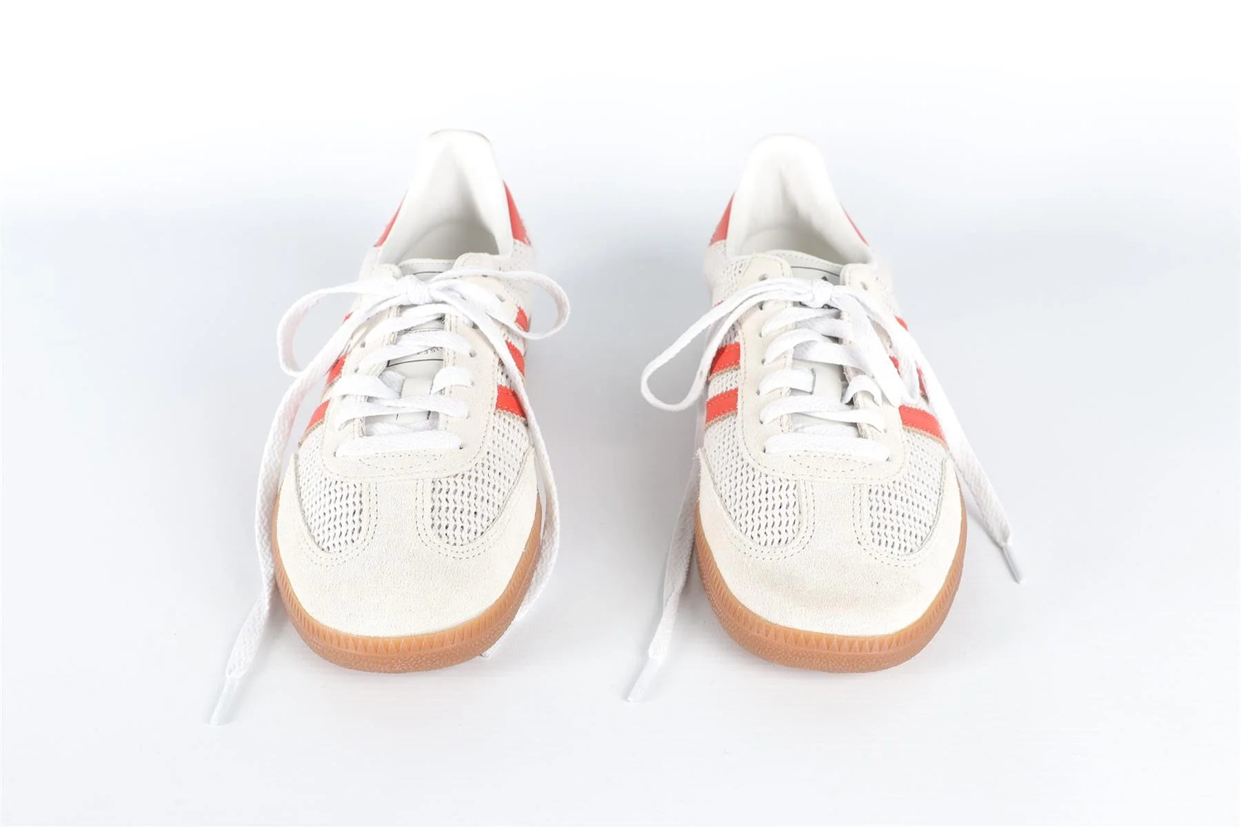 ADIDAS ORIGINALS SAMBA CRYSTAL WHITE MESH SNEAKERS EU 39  ⅓ UK 6 US 6.5 - Image 3