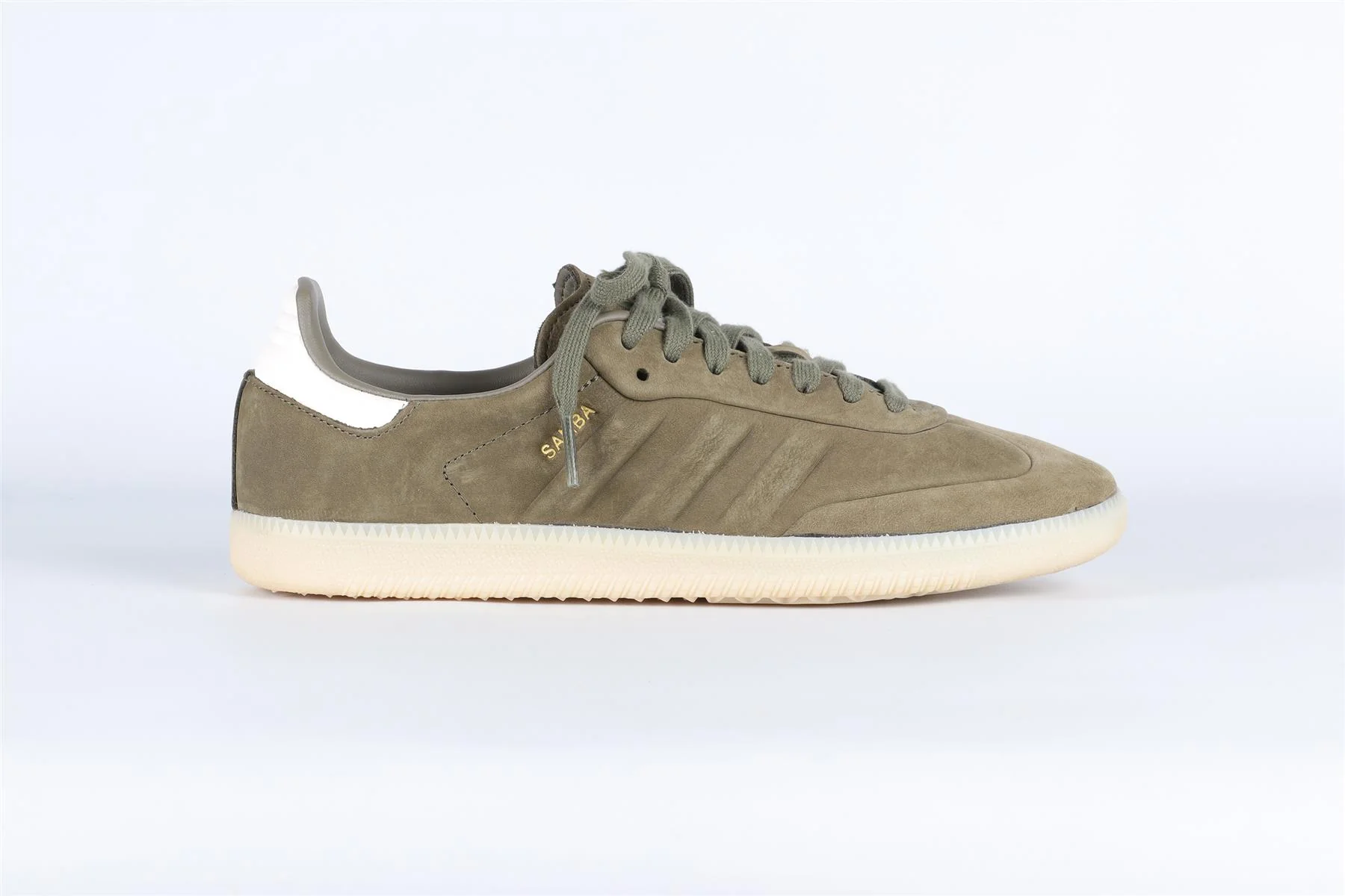 ADIDAS ORIGINALS SAMBA OLIVE STRATA SUEDE SNEAKERS EU 39 ⅓ UK 6 US 6.5 - Image 2