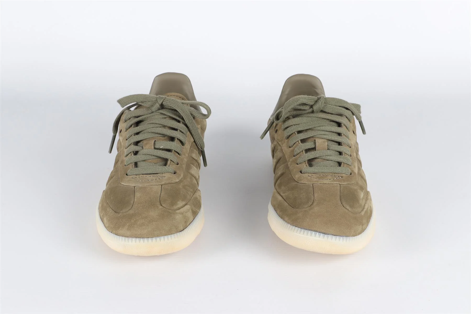 ADIDAS ORIGINALS SAMBA OLIVE STRATA SUEDE SNEAKERS EU 39 ⅓ UK 6 US 6.5 - Image 3