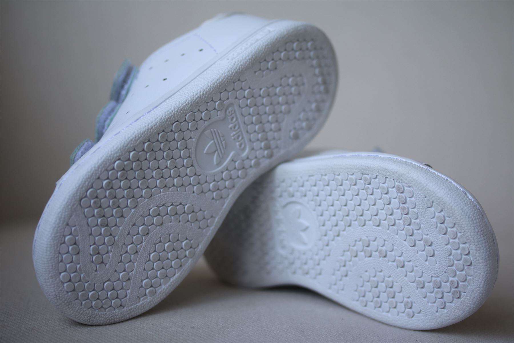 ADIDAS ORIGINALS STAN SMITH WHITE TRAINERS EU 23 UK 6 - Image 3