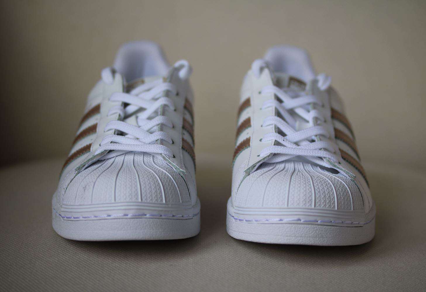 ADIDAS ORIGINALS SUPERSTAR 80S SNEAKERS EU 38 UK 5.5 US 7 - Image 3