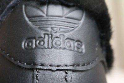 ADIDAS ORIGINALS SUPERSTARS BLACK CUSTOMISED FUR LINED TRAINERS SNEAKERS UK 5 - Image 6