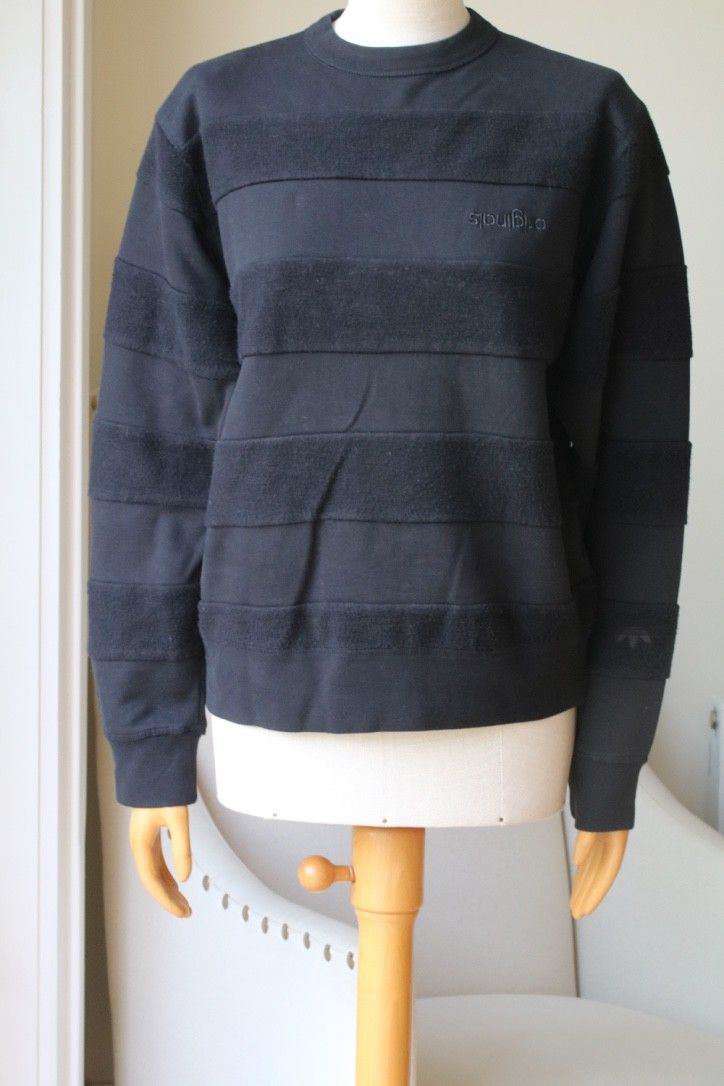 ADIDAS ORIGINALS X ALEXANDER WANG INOUT STRIPED SWEATSHIRT 2XSMALL - Image 3