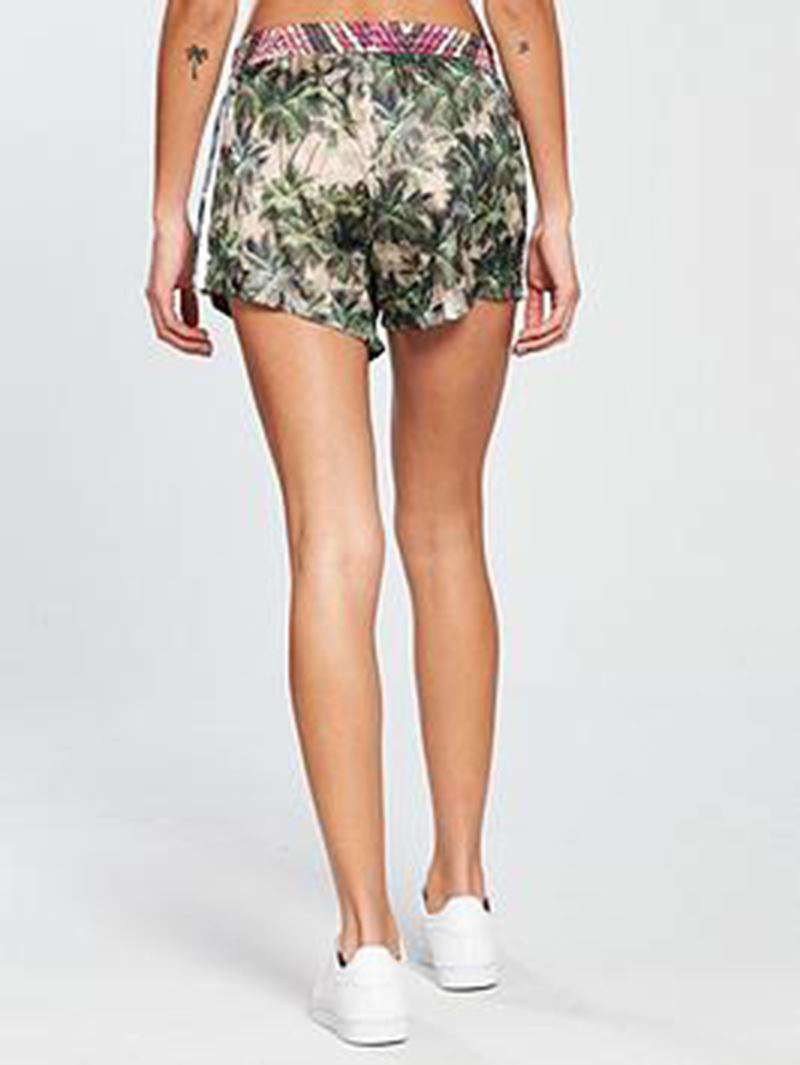 ADIDAS ORIGINALS X FARM MULTI PRINT SHORTS UK 10 - Image 2