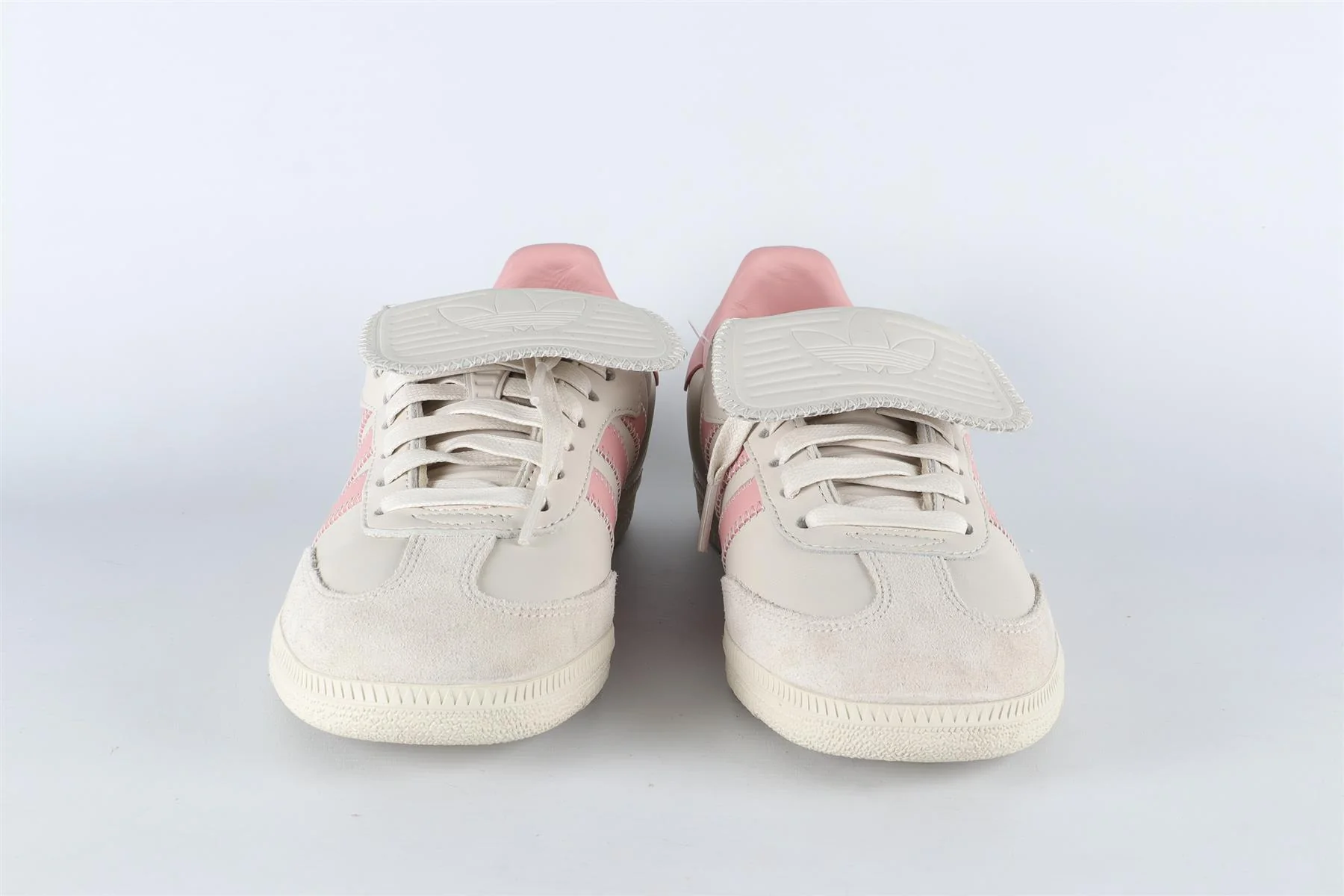 ADIDAS + PHARRELL WILLIAMS HUMANRACE GREY SAMBA ALUMINIUM WONDER MAUVE SNEAKERS EU 40 2/3 UK 7 US 7.5 - Image 3