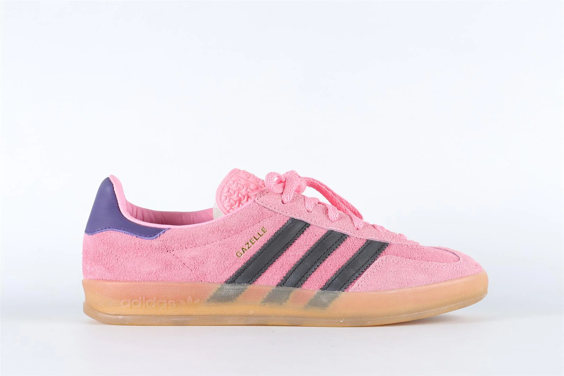 ADIDAS PINK GAZELLE BLISS PINK CORE BLACK SNEAKERS EU 39 1/3 UK 6 US 7.5 - Image 2