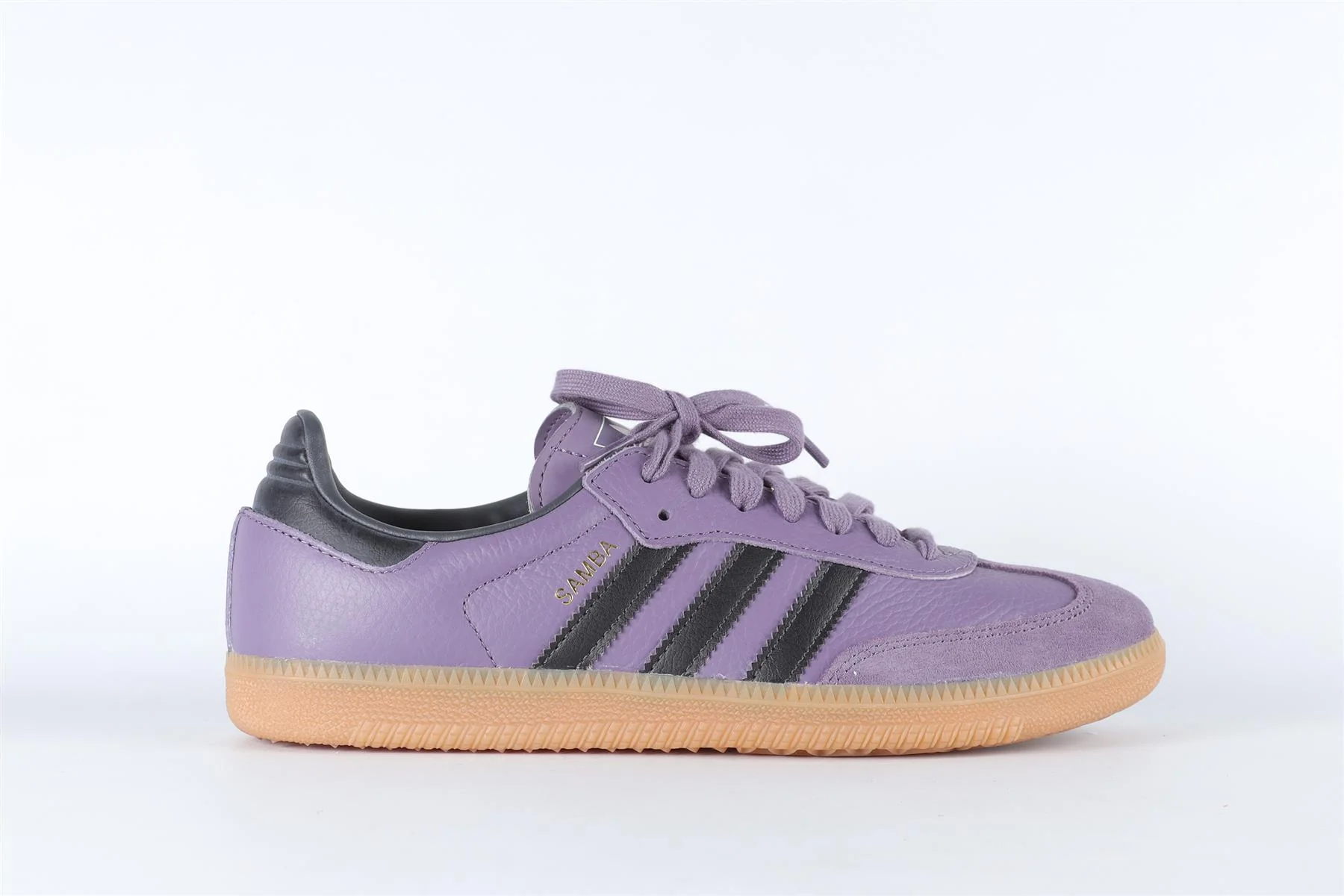 ADIDAS PURPLE SAMBA SHADOW VIOLET CARBON SNEAKERS EU 40 UK 6.5 US 8 - Image 2