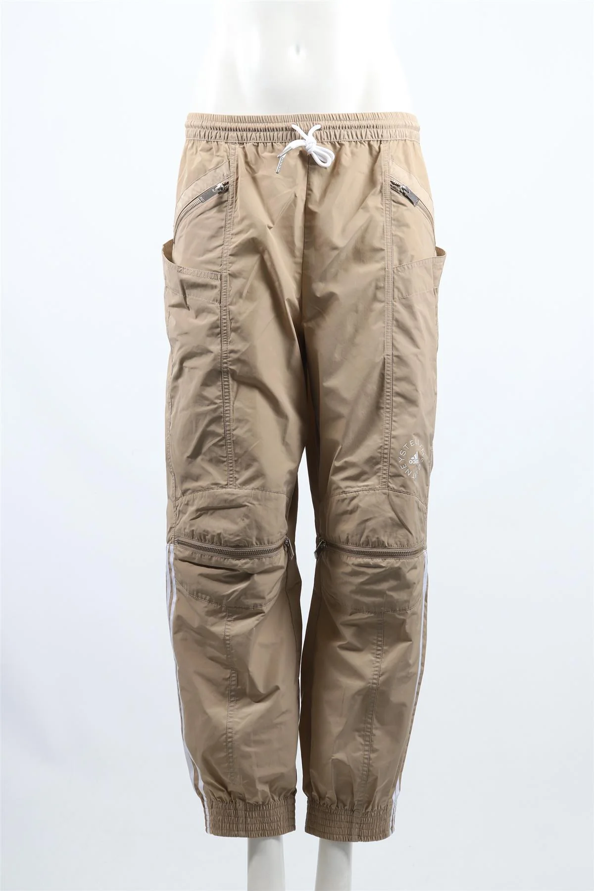 ADIDAS + STELLA MCCARTNEY SHELL TRACK PANTS IT 40 UK 8 - Image 2