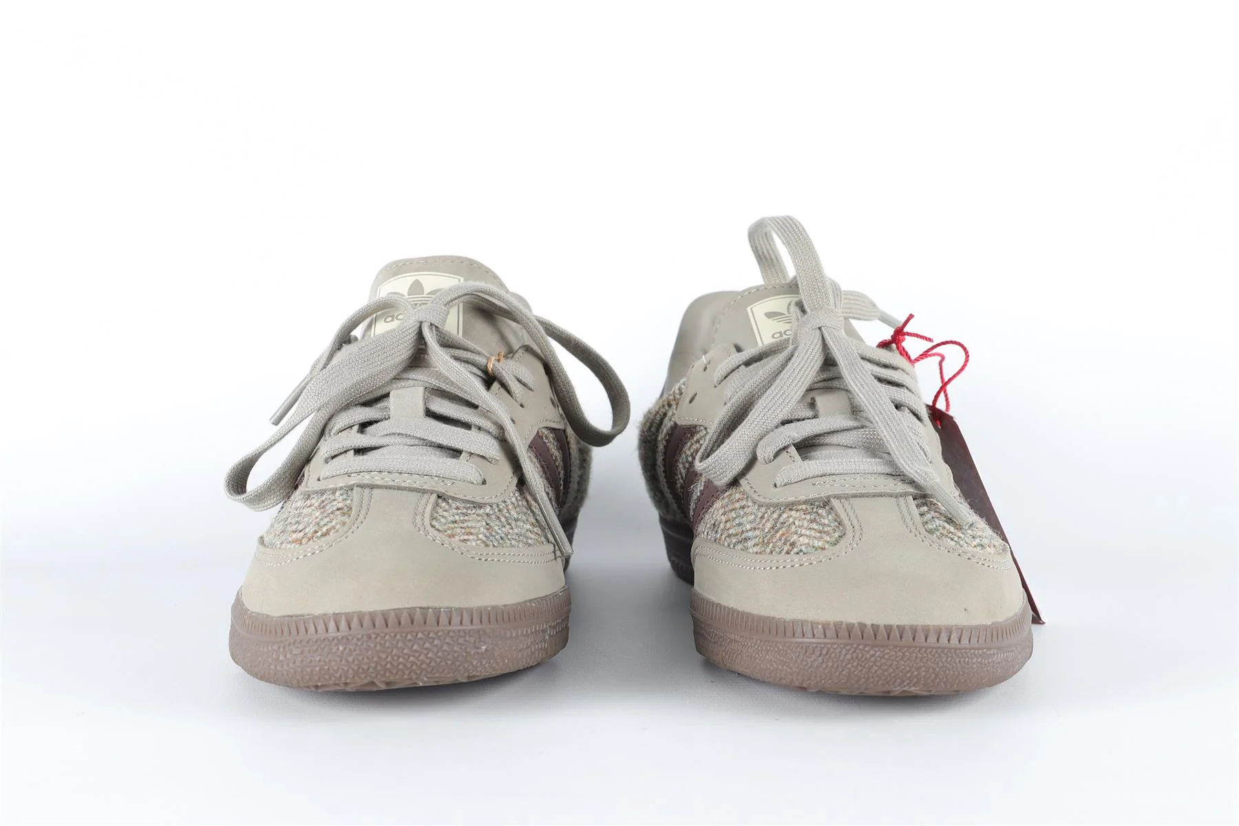 ADIDAS TAUPE SAMBA TWEED PACK WONDER BEIGE SNEAKERS EU 38.5 UK 5.5 US 8.5 - Image 3