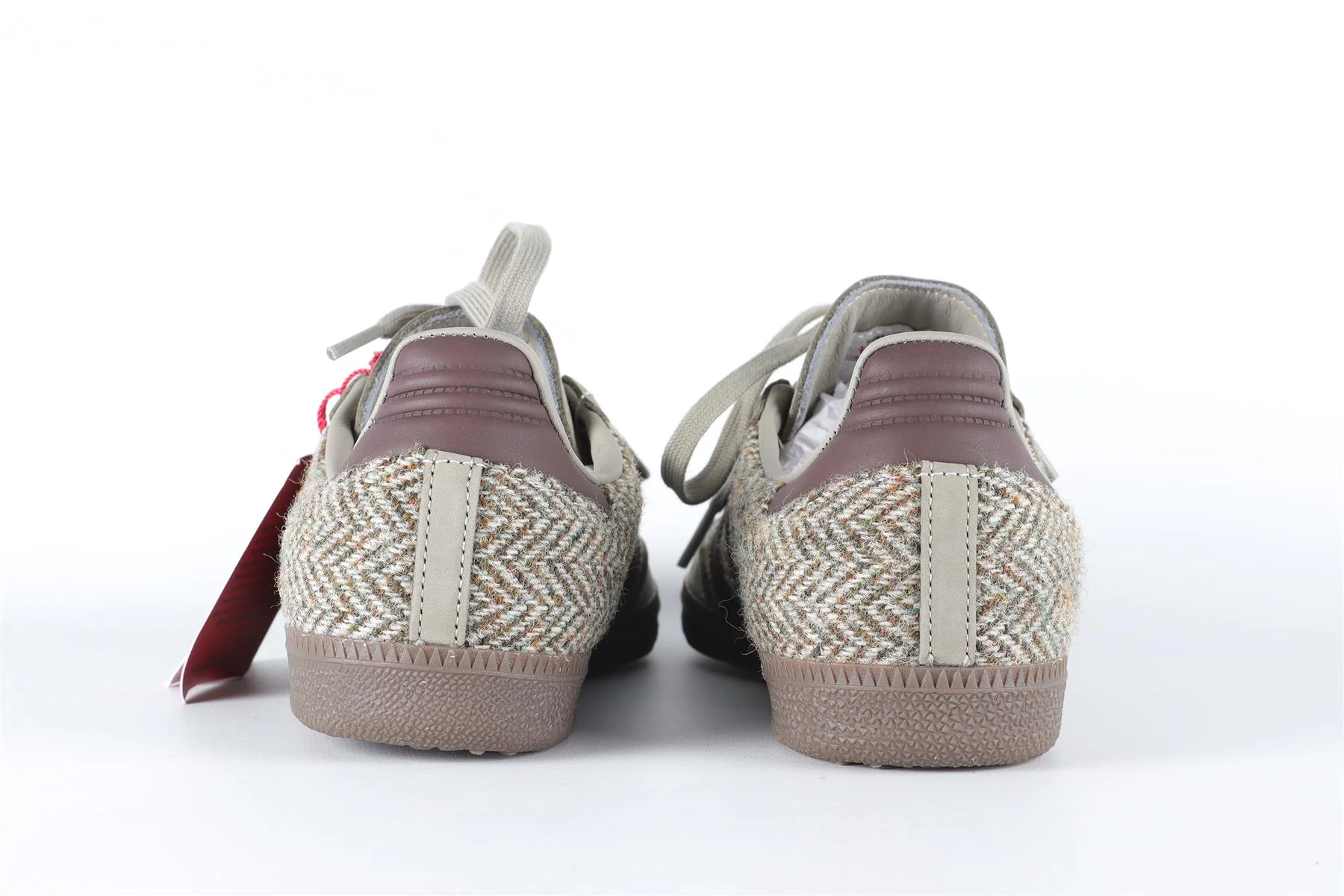 ADIDAS TAUPE SAMBA TWEED PACK WONDER BEIGE SNEAKERS EU 38.5 UK 5.5 US 8.5 - Image 5