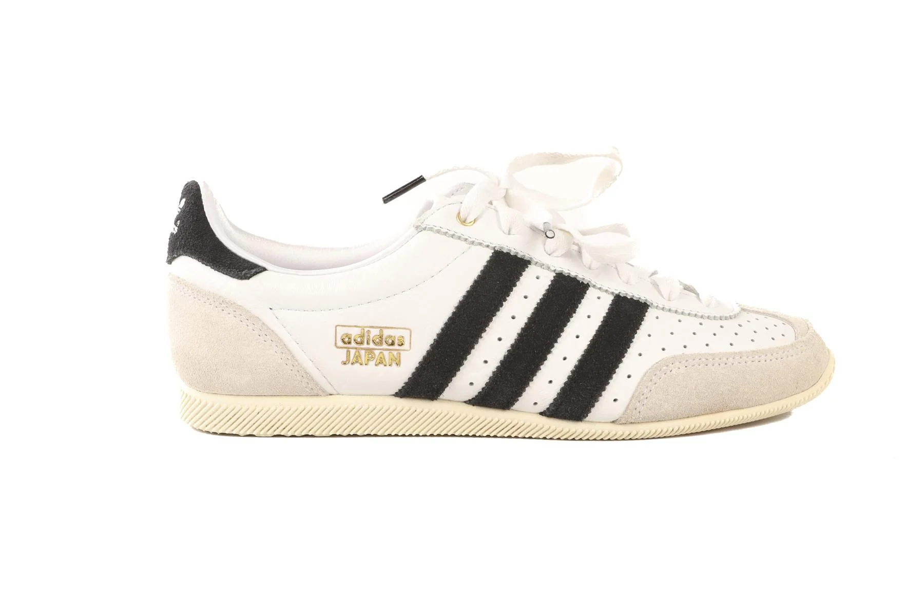 ADIDAS WHITE JAPAN FTWR WHITE CORE BLACK GOLD MET SNEAKERS EU 38 2/3 UK 5.5 US 7 - Image 2