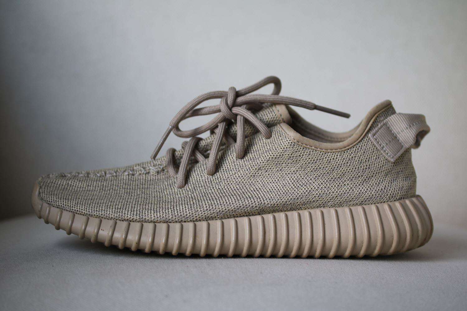 ADIDAS YEEZY BOOST 350 OXFORD TAN SNEAKERS EU 38.5 UK 5.5 US 6 - Image 2