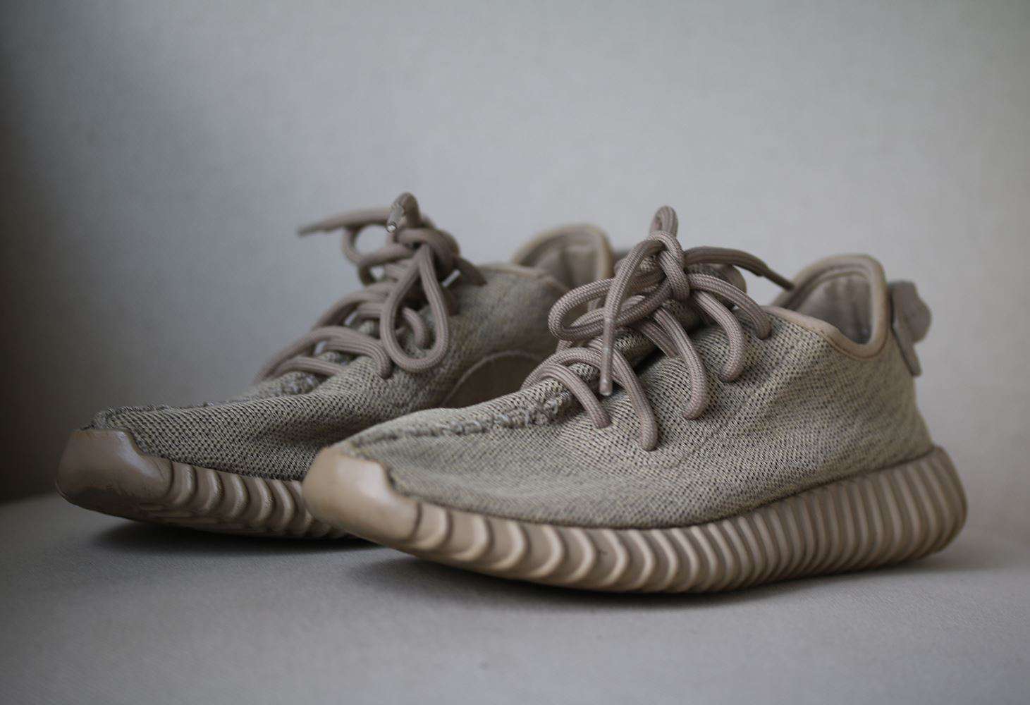 ADIDAS YEEZY BOOST 350 OXFORD TAN SNEAKERS EU 38.5 UK 5.5 US 6 - Image 3
