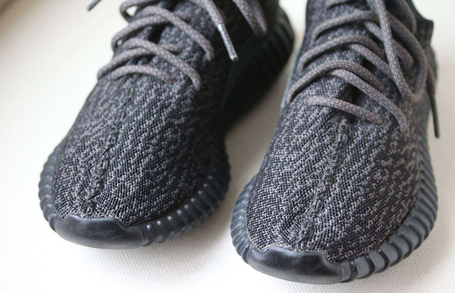 ADIDAS YEEZY BOOST 350 PIRATE BLACK SNEAKERS EU 38 UK 5 US 5.5 - Image 4