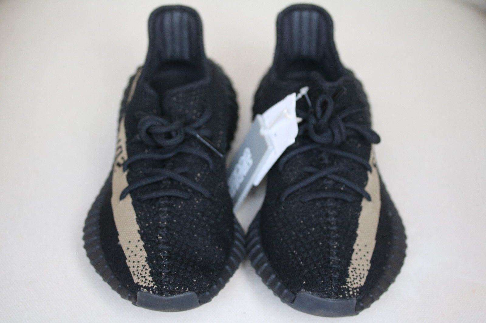 ADIDAS YEEZY BOOST 350 V2 BLACK AND GREEN SNEAKERS EU 40 UK 6.5 US 7 - Image 3