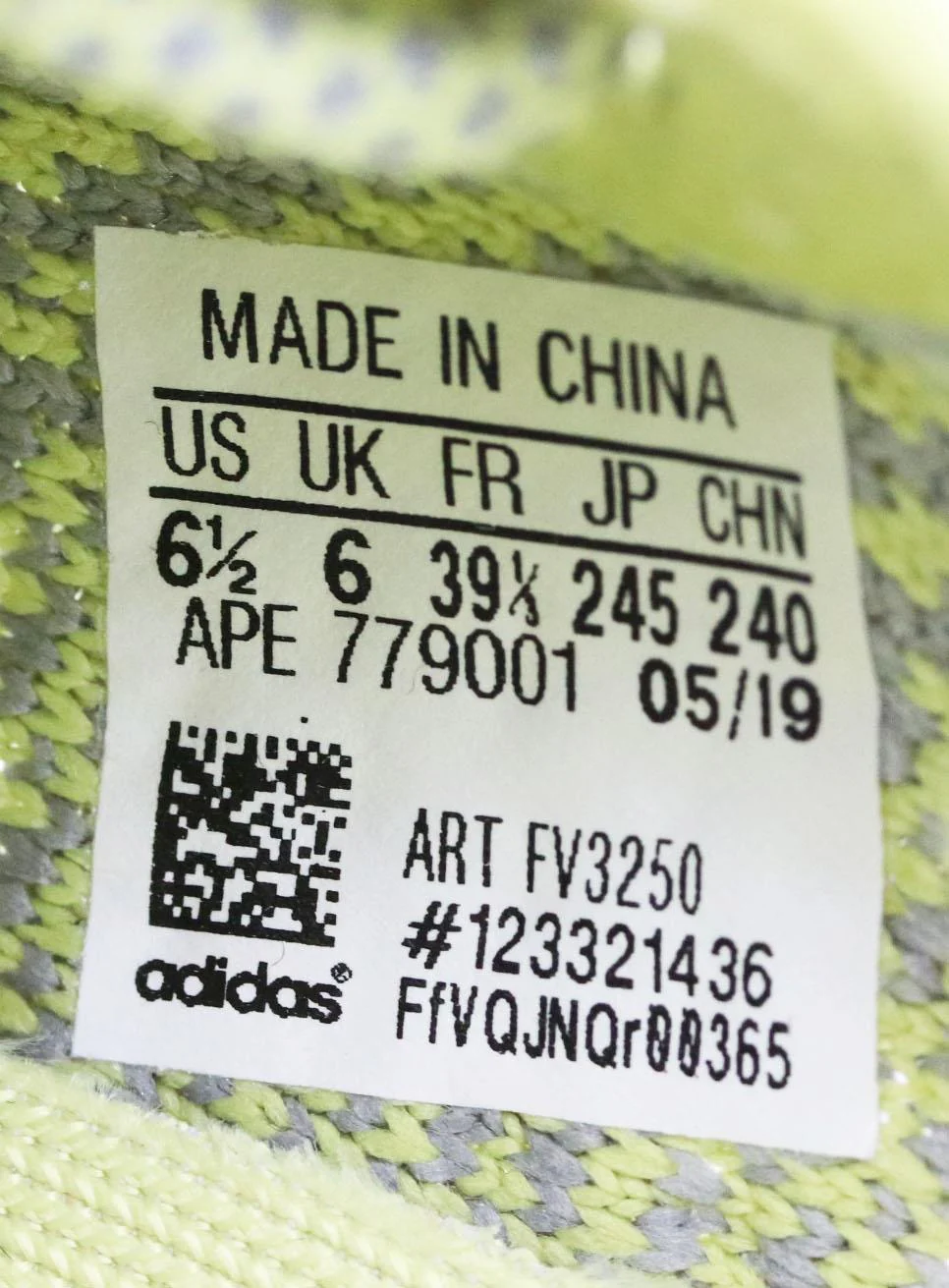 ADIDAS YEEZY BOOST 350 V2 PRIMEKNIT SNEAKERS EU 39 ⅔ UK 6 US 6 ½ - Image 6