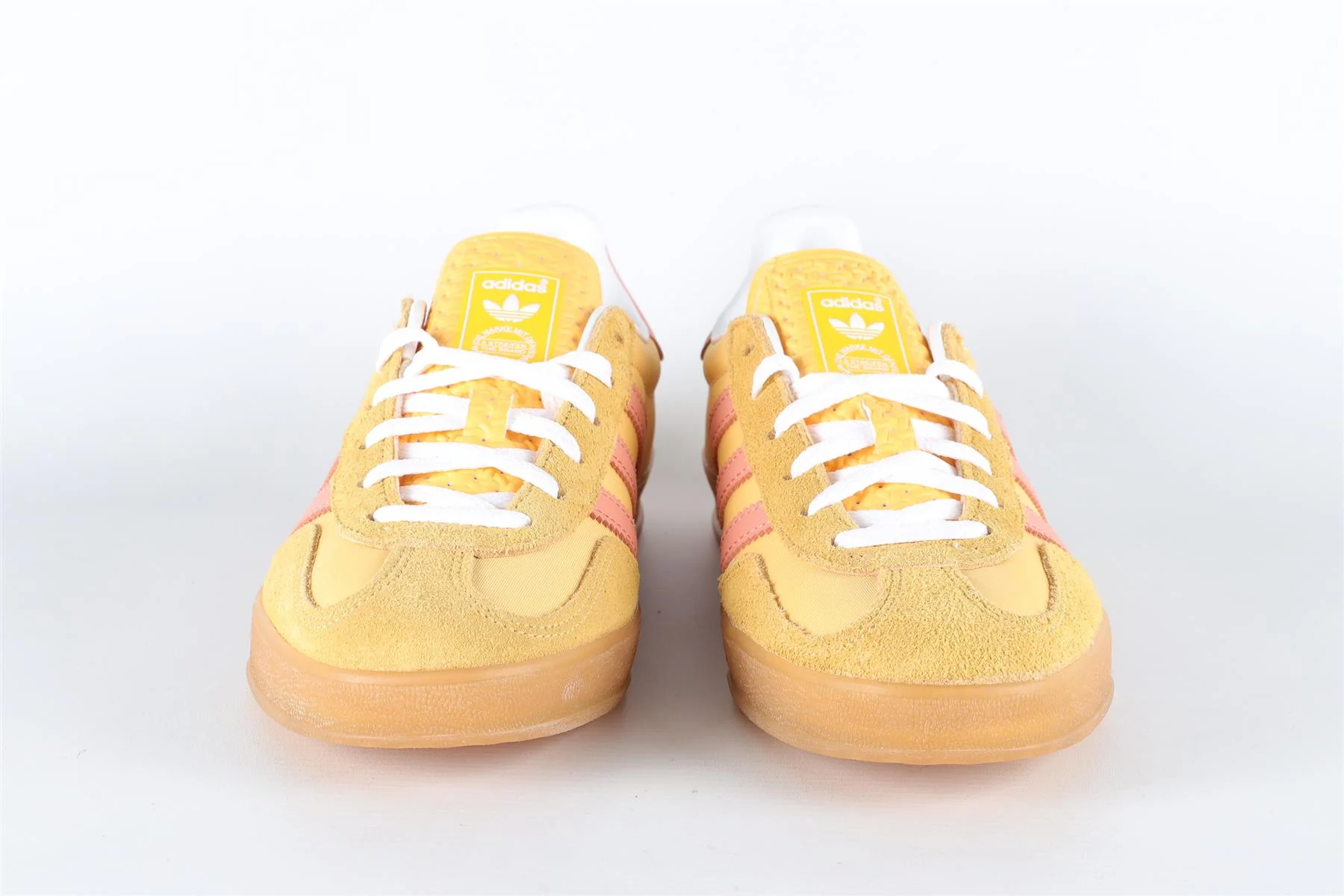 ADIDAS YELLOW GAZELLE SEMI SPARK WONDER CLAY SNEAKERS EU 38 1/3 UK 5.5 US 7 - Image 3