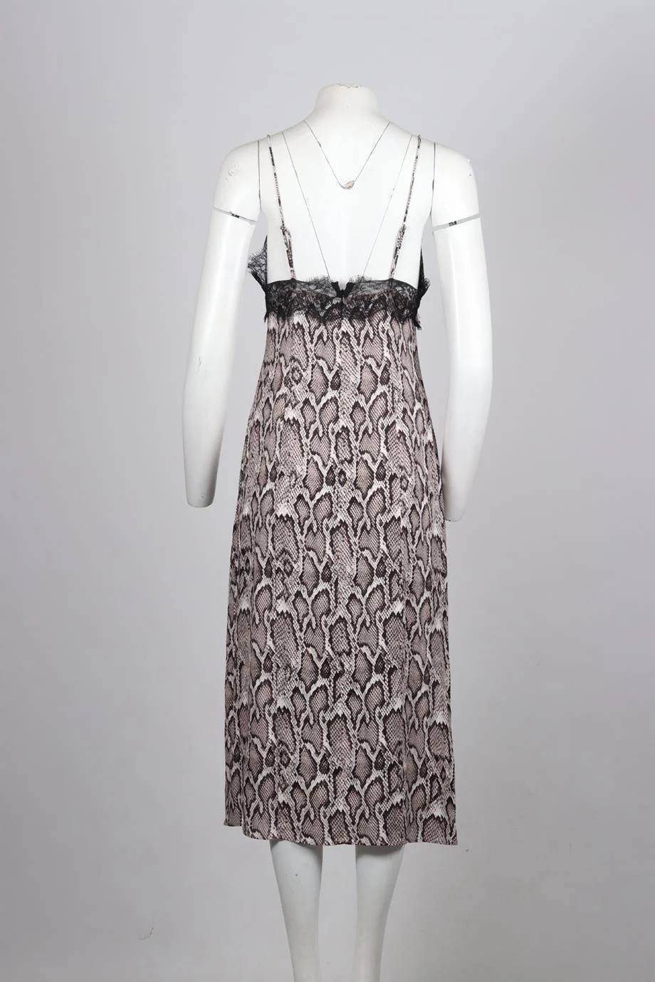 AFRM PRINTED CREPE MAXI DRESS SMALL - Image 4