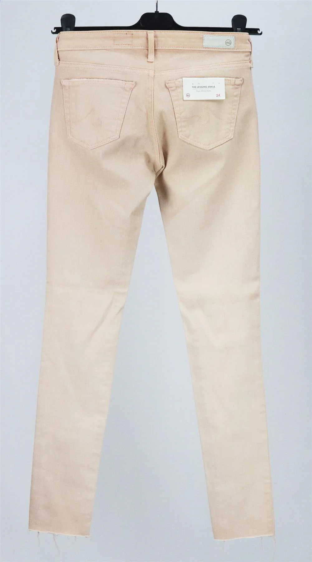 AG ADRIANO GOLDSCHMIED LEGGING ANKLE DISTRESSED MID RISE SKINNY JEANS W24 UK 6 - Image 3