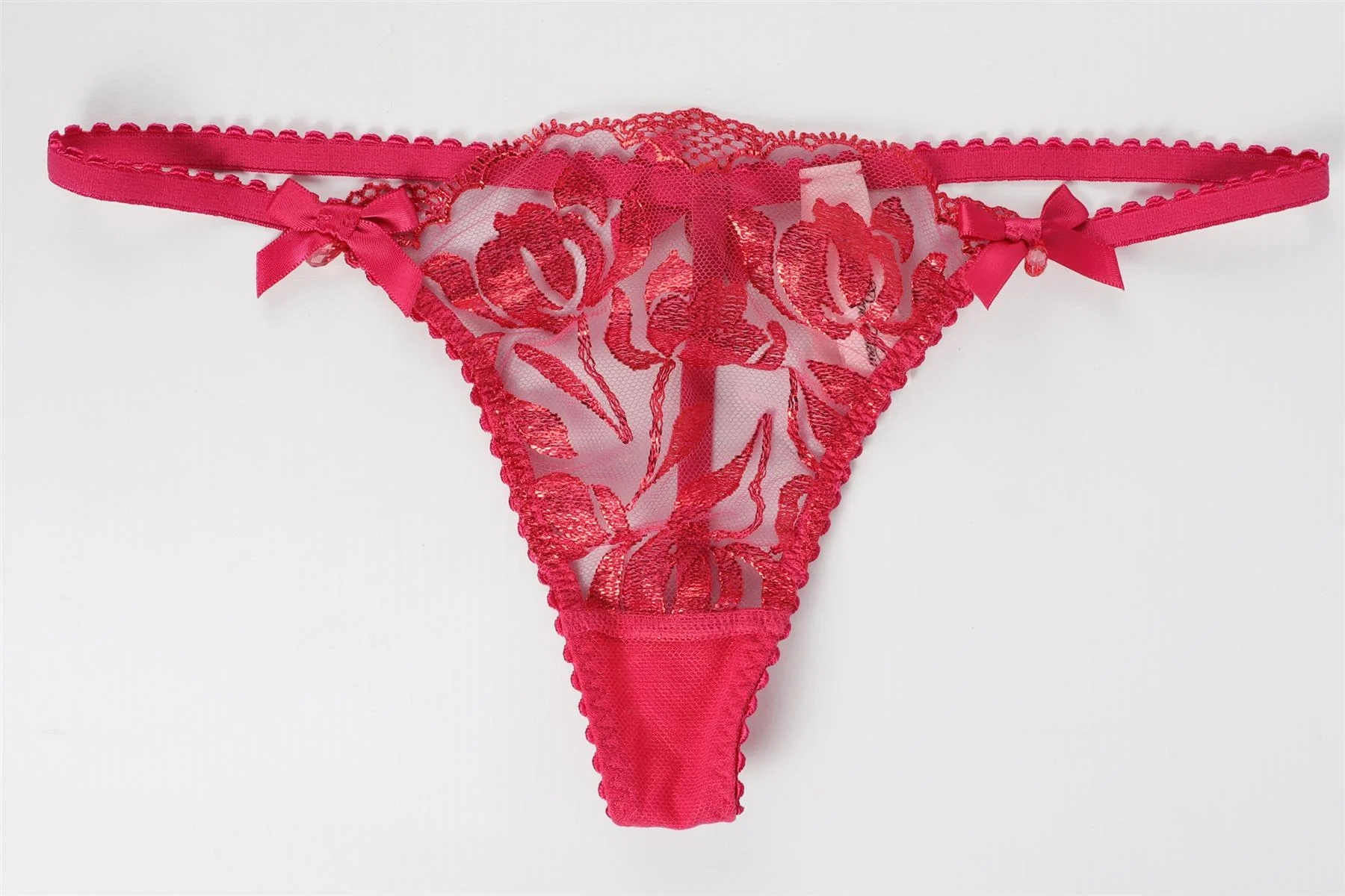 AGENT PROVOCATEUR PINK BRA AND THONG SET UK 34 DD/2 - Image 4